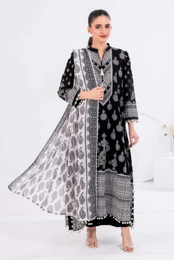 3 Piece Unstitched Printed Lawn Suit CL-62054