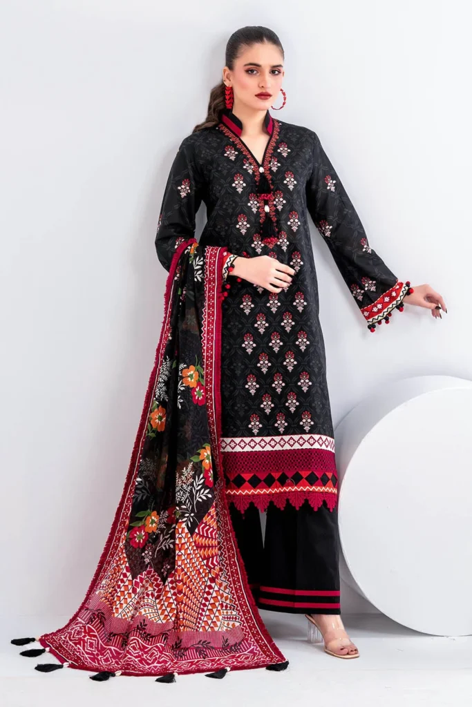 3 Piece Unstitched Printed Lawn Suit CL-62055