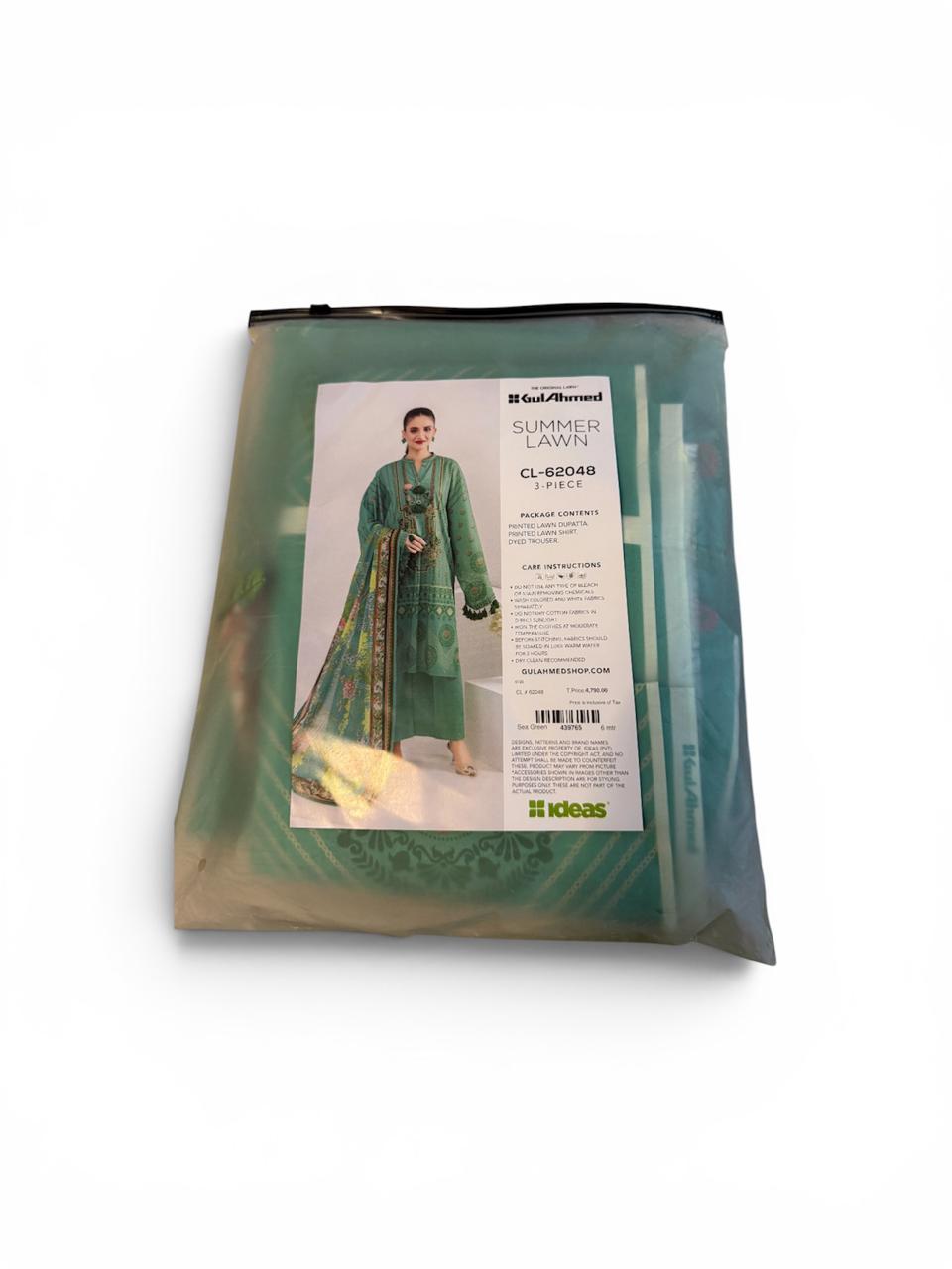 3 Piece Unstitched Printed Lawn Suit CL-62048
